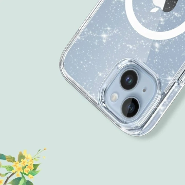 FlexAir Hybrid MagSafe Ochronne Case for Apple iPhone 13 / 14 Glitter