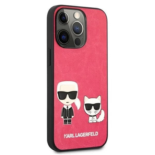 Karl Lagerfeld KLHCP13LPCUSKCP iPhone 13 Pro / 13 6.1 "фуксія / фуксія жорсткий чохол Ikonik Karl