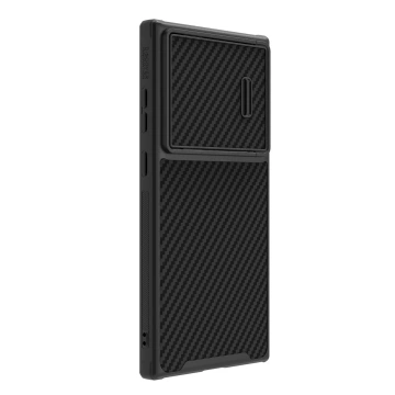 Kryt Nillkin Synthetic Fiber S Case pre Samsung Galaxy S23 Ultra, kryt fotoaparátu, čierny