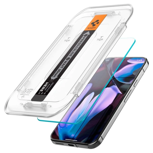 Spigen Glas.Tr "EZ FIT" Tempered Glass 2-Pack for Google Pixel 9 Pro XL Clear