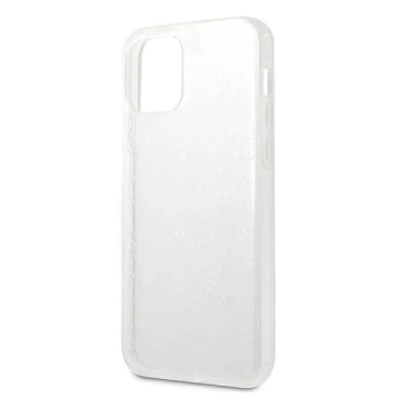Guess GUHCP12L3D4GTR iPhone 12 Pro Max 6,7" priehľadné pevné puzdro 4G 3D Pattern Collection