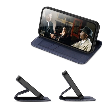 Чохол Dux Ducis Skin X2 для iPhone 14 Plus з магнітним клапаном синій