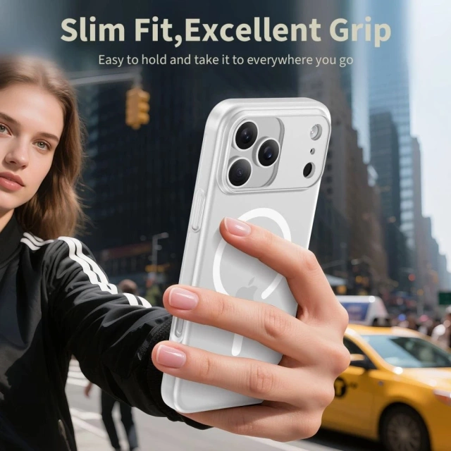 Etui do iPhone 17 Pro Max Tech-Protect MagSlim MagSafe Biały Mat