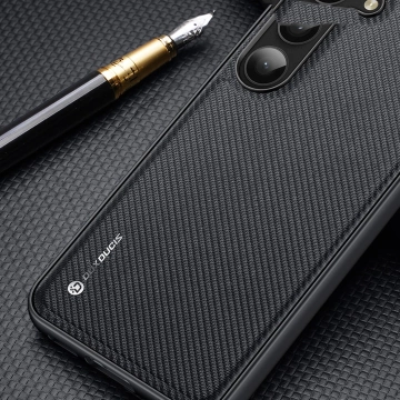 Захисний чохол Dux Ducis Fino для накладки Samsung Galaxy S23 з силіконовою рамкою чорний
