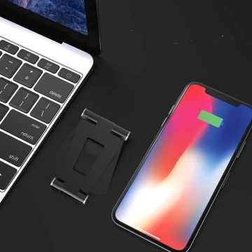 Z16 універсальна підставка-тримач для смартфона срібляста
