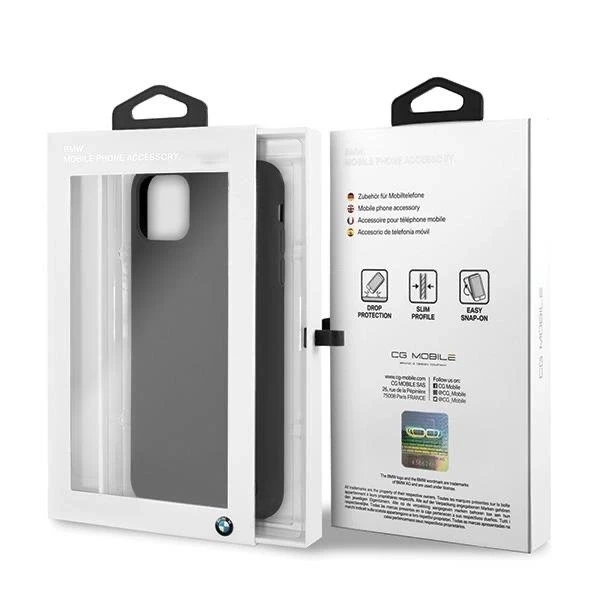 Etui Hardcase BMW BMHCN65SILBK für iPhone 11 Pro Max Silikon