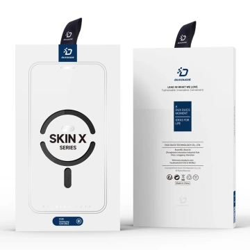 Чохол Dux Ducis Skin X Pro з клапаном і магнітним кільцем для Samsung S24 Ultra - чорний