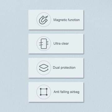 Nillkin Nature Pro Panzerhülle mit MagSafe für iPhone 15 Plus – blau