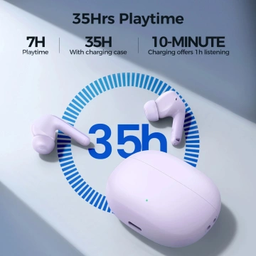 TWS Joyroom Funpods JR-FB3 Bluetooth 5.3 IP54 Headphones – Purple