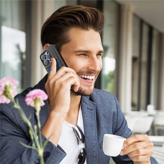 Pouzdro DUX DUCIS Rafi II Mag - pouzdro na zadní kryt se stojánkem, kompatibilní s MagSafe pro iPhone 14 Pro