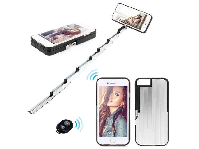 Handyhülle für Apple iPhone 6/7/8/SE 2020 Schutzhülle Selfie Case+Fernbedienung