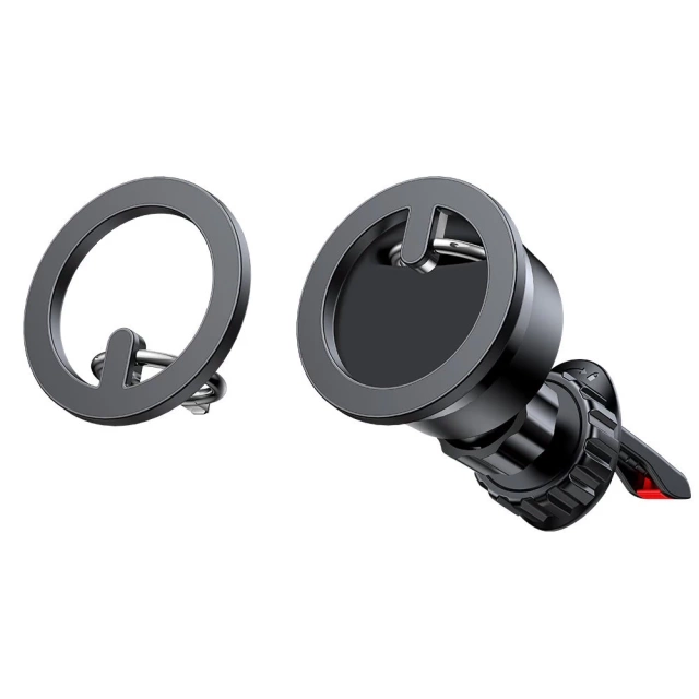 Joyroom multifunction set magnetic car holder ring phone stand black (JR-ZS294)