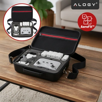 Чохол для DJI Mini 4 Pro / DJI Mini 3 Pro / Mini 3 Drone Hard with Strap Hard Case Alogy Black