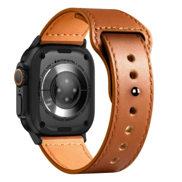 Pasek Naturalfit до Apple Watch 4 / 5 / 6 / 7 / 8 / 9 / SE / Ultra 1 / 2 (42 / 44 / 45 / 49 мм) Коричневий