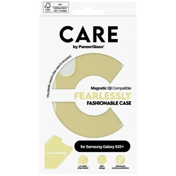 Чохол CARE для Samsung Galaxy S25 від PanzerGlass Fearlessly Fashioned Yellow