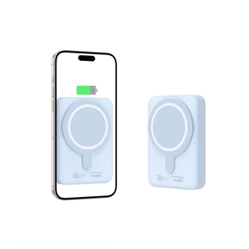 Magnetická powerbanka PB11 Lifemag Magsafe Power Bank 10000 mAh modrá