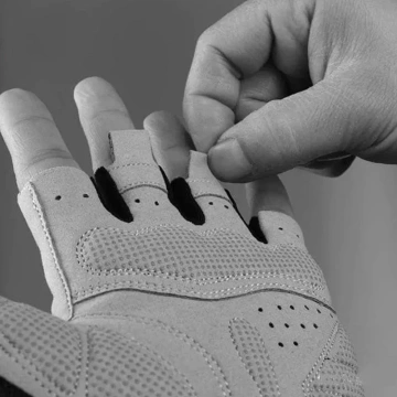 Rockbros S109GR cycling gloves, size XL - gray