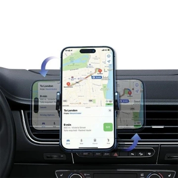 USAMS Uchwyt rotacyjny do kratki wentylacyjnej czarny/black ZJ77ZJ01