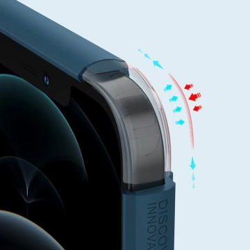 Міцний чохол Nillkin Super Frosted Shield Pro для iPhone 13 червоний