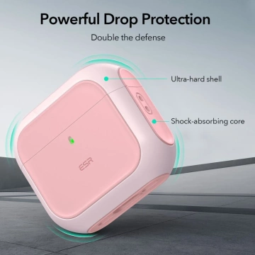 Etui ESR Orbit HaloLock MagSafe do AirPods 4 Różowe
