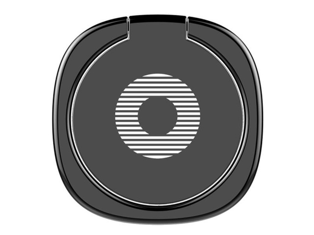 Металевий тримач для телефону Baseus Ring Desktop Bracket чорний
