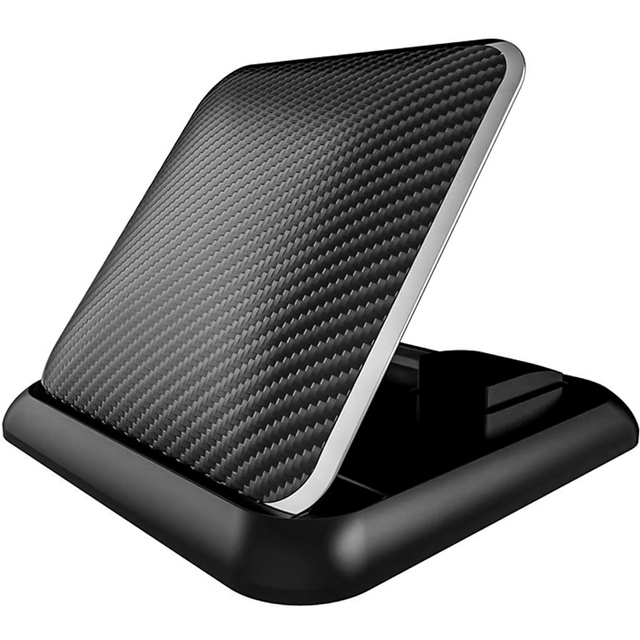 Автотримач Alogy Carbon для телефону до 6,8 дюймів, GPS, кокпіт Чорний