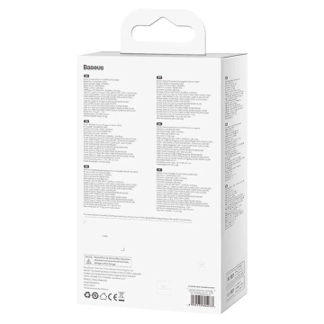 Nástenná nabíjačka / predlžovací kábel Baseus GaN3 Pro 2x USB 2xUSB-C AC, 100W (čierna)