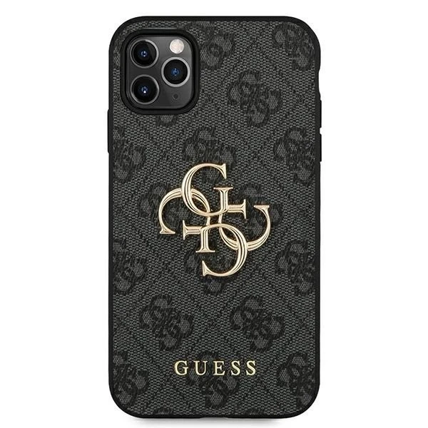 Pevné puzdro Etui Guess GUHCN584GMGGR na iPhone 11 Pro 4G veľké kovové logo