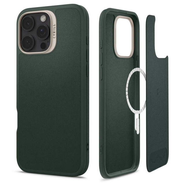 Etui Spigen Cyrill Kajuk Mag MagSafe pre iPhone 16 Pro Max Forest Green