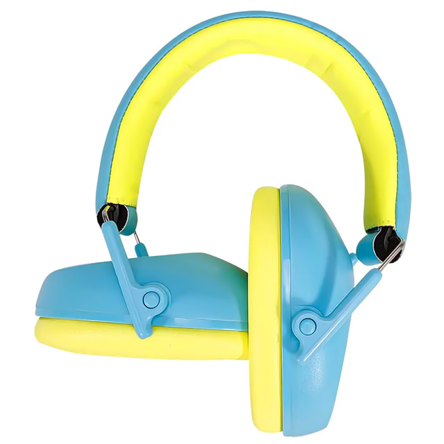 Anti-noise ear muffs for children 3 noise-dampening headphones for the plane Blue protectors