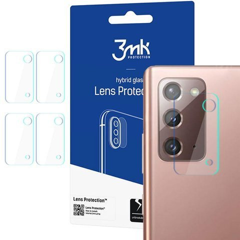 Glass x4 for camera lens 3mk Flexible Glass for Galaxy Note 20