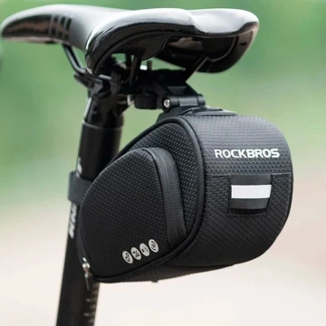 Rockbros C40 Fahrradsatteltasche Schwarz Wasserdicht