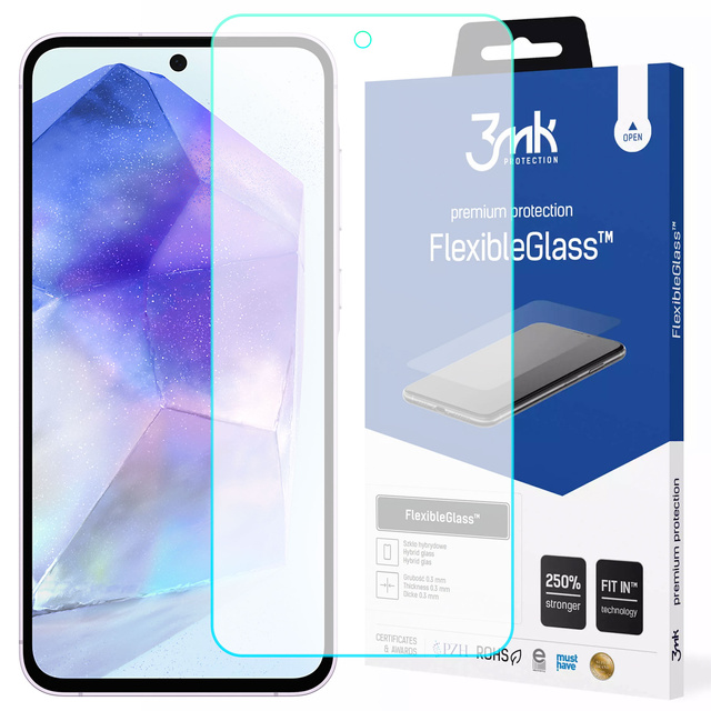 Hybridné sklo pre Samsung Galaxy A35/A55 5G - 3mk FlexibleGlass™