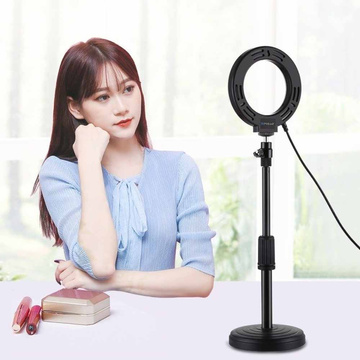 LED ring lamp with adjustable base Puluz PU391