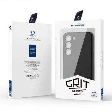 Pouzdro Dux Ducis Grit pro Samsung Galaxy S23 elegantní pouzdro z umělé kůže MagSafe černé