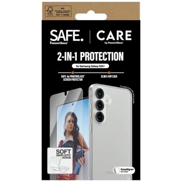 Набір 2 в 1 для Samsung Galaxy S25 CARE від PanzerGlass Glass Case