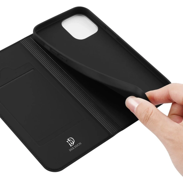 Dux Ducis Skin Pro Holster Flip Cover pro iPhone 13 Pro černý