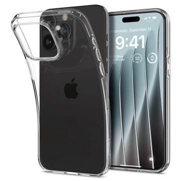 Kryt Spigen Crystal Flex pre iPhone 15 Pro Max, číry – tenká ochrana