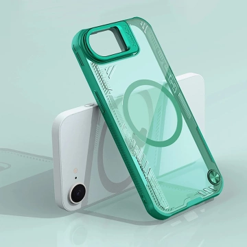 iPhone 16e Case Nillkin Iceblade MagSafe Stand Green