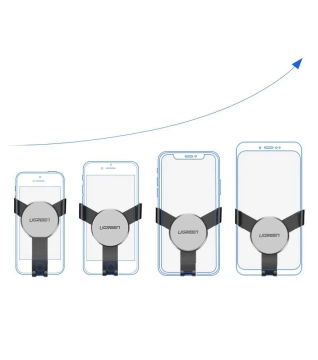 UGREEN gravitačný držiak do auta na vetranie sivý (50564)