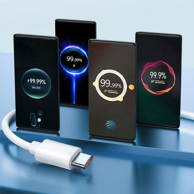 Xiaomi original USB - USB-C type C cable strong fast 120W PD 6A 1M wire White