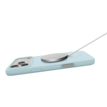 Etui do iPhone 17 Pro Spigen Silicone Fit Mag MagSafe Mute Blue