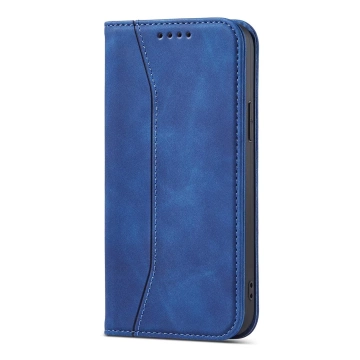 Чохол Magnet Fancy Case for iPhone 13 Pro cover card wallet card stand blue