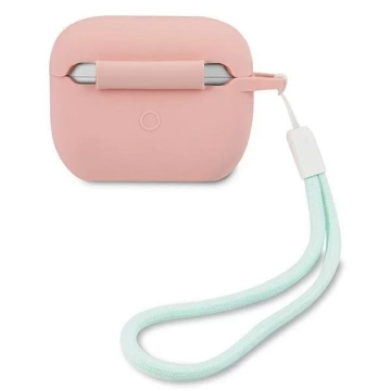 Guess GUACAPLSVSPG AirPods Pro Abdeckung rosa grün / rosa grün Silikon Vintage