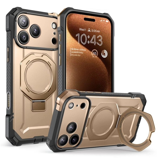 Etui Supcase UB Grip Mag MagSafe do iPhone 17 Pro Max, Desert Gold