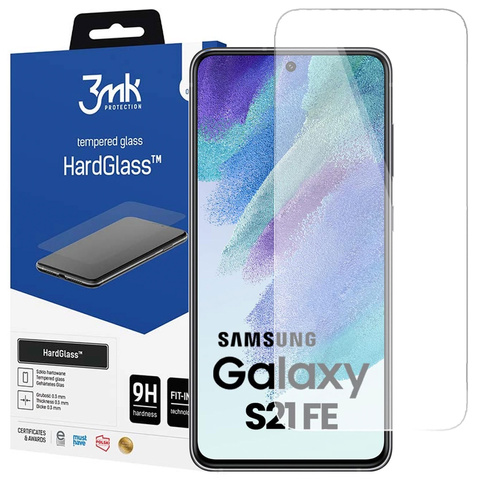 Gehärtetes Glas für Samsung Galaxy S21 FE 5G 3mk HardGlass für 9H-Bildschirm