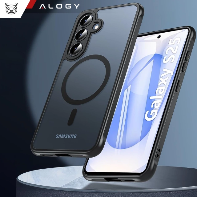 Pouzdro pro Apple iPhone 16 Pro Max Alogy Anti-Shock Hybrid Case pro MagSafe Transparent