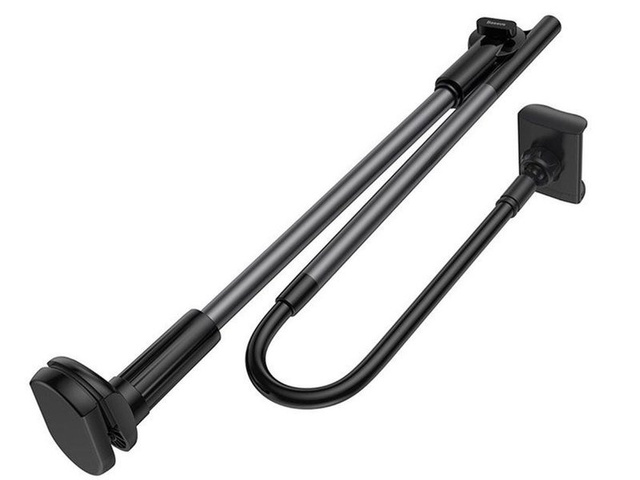 Baseus universal adjustable phone holder with clip Grey