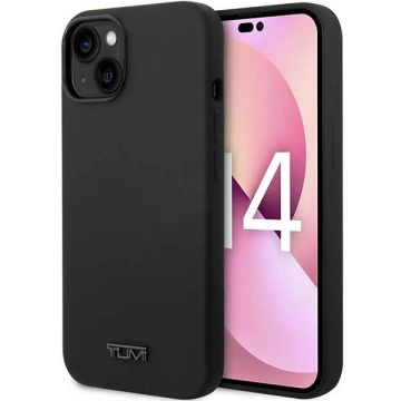 Чохол Tumi Liquid Silicone для iPhone 14 Plus чорний/чорний