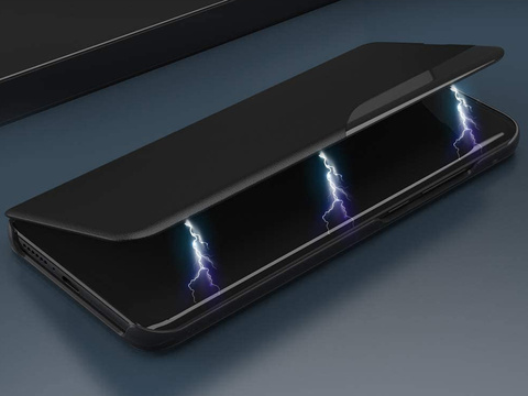 Etui z klapką portfel Alogy skórzane Smart View Cover do Samsung Galaxy A42